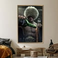 thumbnail image 4 of Fighter Motivation Wall Art, Famous Art, Khabib Nurmagomedov Poster, Khabib Nurmagomedov, Khabib Art, Gym Workout Canvas Art, Canvas Wall Decor - Black Framed, 4 of 5