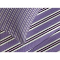 thumbnail image 4 of Ambesonne Geometric Quilted Bedspread Set 3 Pcs, Winter Inspirations, King Size, Lavender Black White, 4 of 5