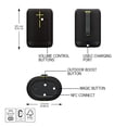 thumbnail image 5 of Ultimate Ears EPICBOOM, altavoz Bluetooth inalámbrico portátil, graves potentes e inmersivo, sonido de 360 ​​grados, ecualizador adaptativo, resistencia al agua IP67, flotante, batería de 17 horas, al, 5 of 5