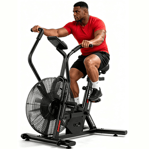 LNOW Commercial Air Bike with Dual-Action Handlebars