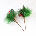 thumbnail image 3 of 3 piezas pino, , 16 cm, púas florale tallos de acebo, púas de artificiales de Navidad para coronas , decorac, 3 of 9