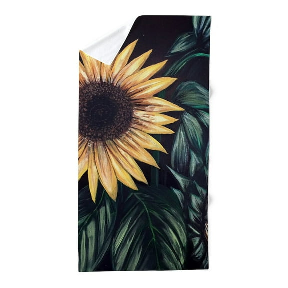 CafePress - Sunflower Life - Large Beach Towel, Soft 30"x60" Towel with Unique Design