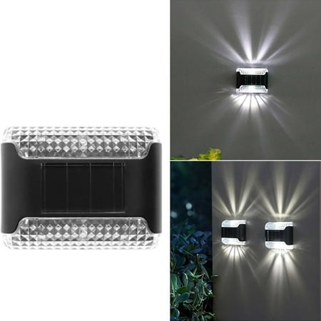 

Solar Lights Outdoor IP65 Outdoor Solar Powered Lights Dusk To Dawn Outside Up And Down Lighting Solar Wall Fence Lights For Parking Lot Backyard Gardens Fence Patio gardening supplies for men