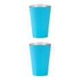 thumbnail image 2 of Cateissary Taza de refrigeración de acero inoxidable, estilo Simple, doble capa, 330ml, boca ancha sellada, reutilizable, lavable, para el hogar Type2 NO2, 2 of 6