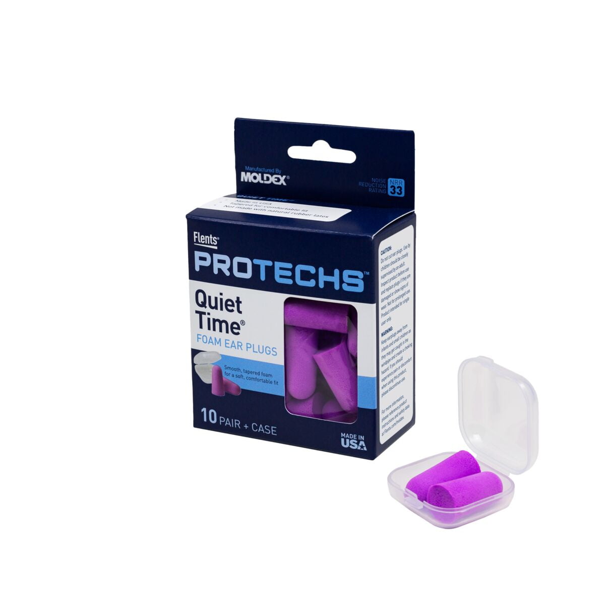 Flents Quiet Time® Soft Comfort Ear Plugs (NRR 33) (10 Pair)