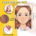thumbnail image 4 of Bowitzki Face Painting Practice Board, 5-Piece Reusable Colorful Face Paint Practice Board, A4 Size, 4 of 5