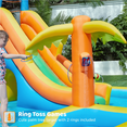 thumbnail image 6 of Yaheetech 11-in-1 Double Lane Inflatable Water Slide with Storage Bag, Blue, 6 of 11