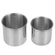 thumbnail image 1 of Taza medidora graduada de acero inoxidable, contenedor medidor de taza a escala, contenedor de arroz, 2 uds., 1 of 7