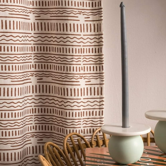 Ivory And Mint Half Inch Taper Candle Ceramic Holder