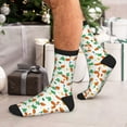 thumbnail image 7 of Pofeuu Cute Carrot Print Crew Socks, Adult Running Hiking Socks for Youth and Adult, 7 of 7