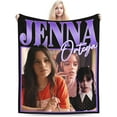 thumbnail image 2 of Jenna Actors Ortega Blanket Throw Blanket Soft Microfiber Blankets for Living Room Couch Sofa Bedroom 50"x40", 2 of 6