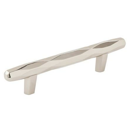 Bright Nickel Pull - St. Vincent 3-3/4 in (96 mm) Center-to-Center Polished Nickel Cabinet Pull