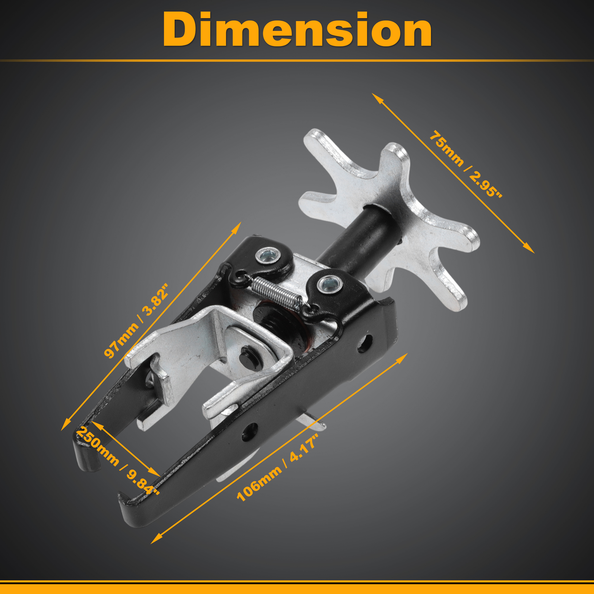 Unique Bargains Overhead Spring Compressor Tool Alloy Steel Valve Spring Compressor for Valve Spring Installation & Removal for Vehicle Installation And Removal