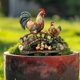 thumbnail image 4 of Wmhnj Adorno de jardn plano de acrlico 2D con diseño de familia de gallo y polluelos, resistente para exteriores., 4 of 6