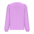 thumbnail image 6 of Kovlvoll Shirts for Women Long Sleeve Fashion Draped Cowl Neck Solid Color Tops Dressy Casual Blouse, 6 of 7