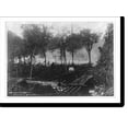 thumbnail image 2 of Historic Framed Print, American military installations and activities in the Philippine Islands, ca. 1885 to 1925: Camp and bridge at Mataling Falls, Mindanao, P.I., 17-7/8" x 21-7/8", 2 of 9