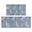 Blue Pioneer Flower-1, variant on Boho Red Striped Ethnic Pattern Kitchen Rugs Sets Of 2,Anti Fatigue Kitchen Mat Rugs Non Slip Washable,Decorative Kitchen Floor Mats for Kitchen,Sink,Laundry,17"x30" 17"x47"