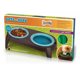 thumbnail image 1 of Comedero plegable para mascotas Pets At Play petatplaycollapfeeder Doble tazón Lavavajillas portátil seguro, 1 of 5