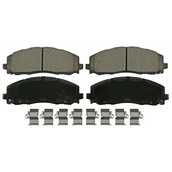 Wagner QuickStop ZD2187 Ceramic Disc Brake Pad Set Fits select: 2020 JEEP WRANGLER, 2019 JEEP WRANGLER UNLIMITED