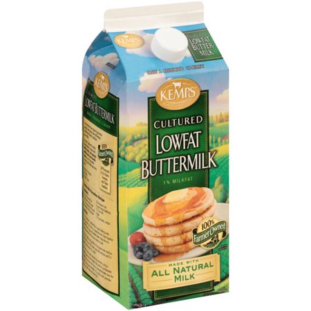 Kemps Cultured Lowfat Buttermilk, 0.5 gal