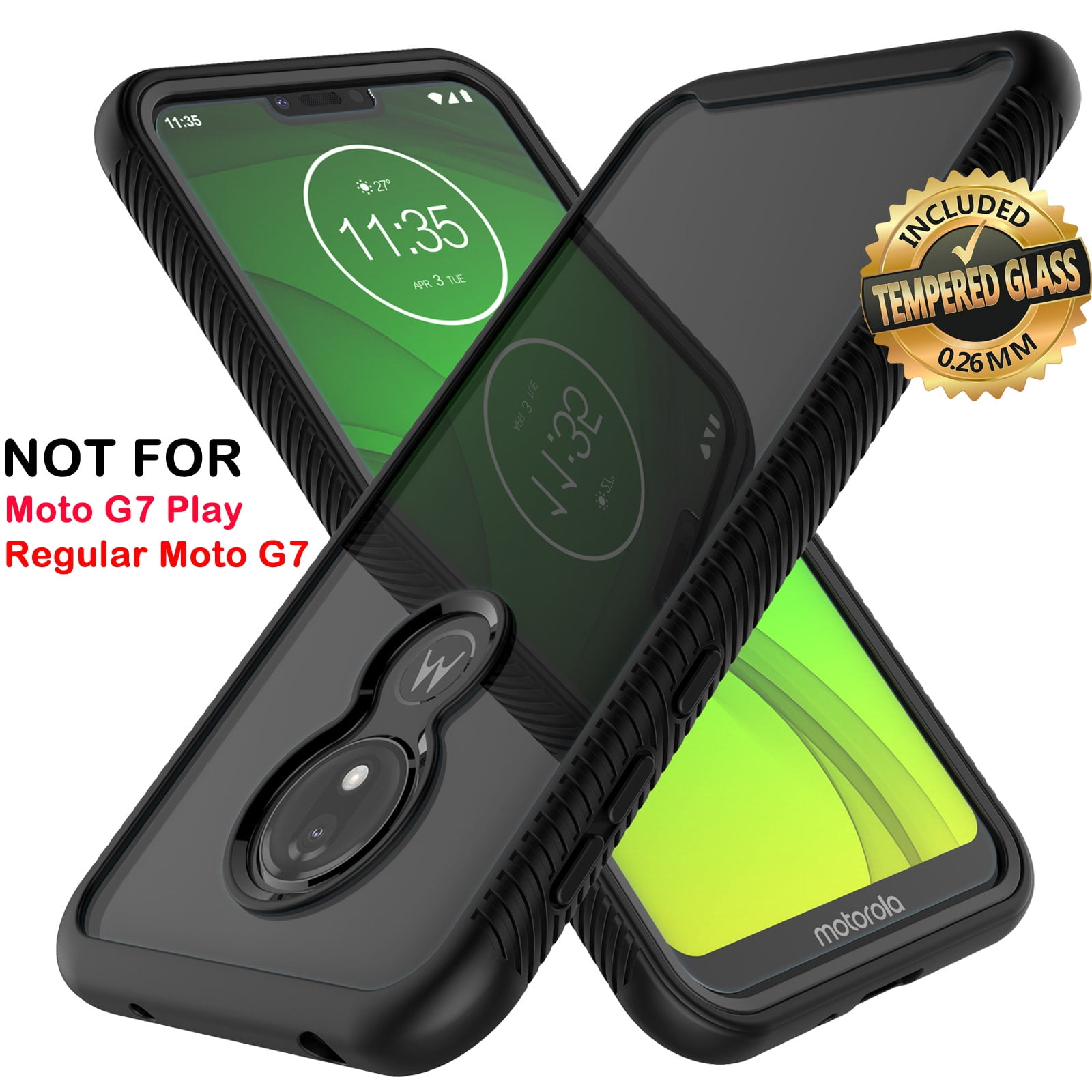 Motorola Moto G7 Power Case, Sturdy Case Moto G7 Optimo Maxx, G7 Spura