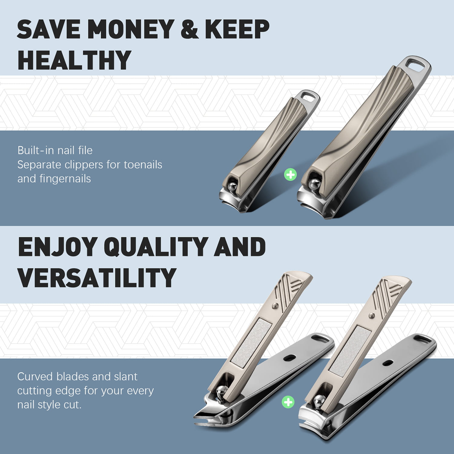 Manicare Nail Clippers With Nail File 1 pack | TerryWhite Chemmart