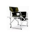 thumbnail image 3 of 1-piece Padded Folding Outdoor Chair with Side Table and Storage Pockets,Lightweight Oversized Directors Chair for indoor, Outdoor Camping, Picnics and Fishing,Green, 3 of 6