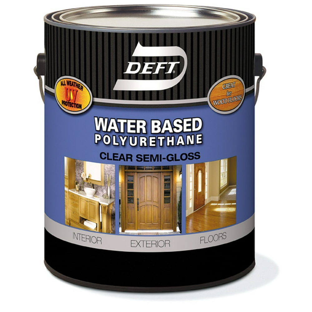 Deft® Interior/Exterior Water Based Acrylic Polyurethane SemiGloss