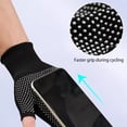 thumbnail image 4 of Half Finger Dotted Rubber Gloves Non-slip Fishing Courier Riding Dotted Protection Gloves Nylon, 4 of 8
