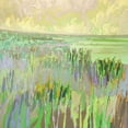 thumbnail image 2 of Schmidt, Jane 15x15 Black Ornate Wood Framed with Double Matting Museum Art Print Titled - Lake Shore III, 2 of 4