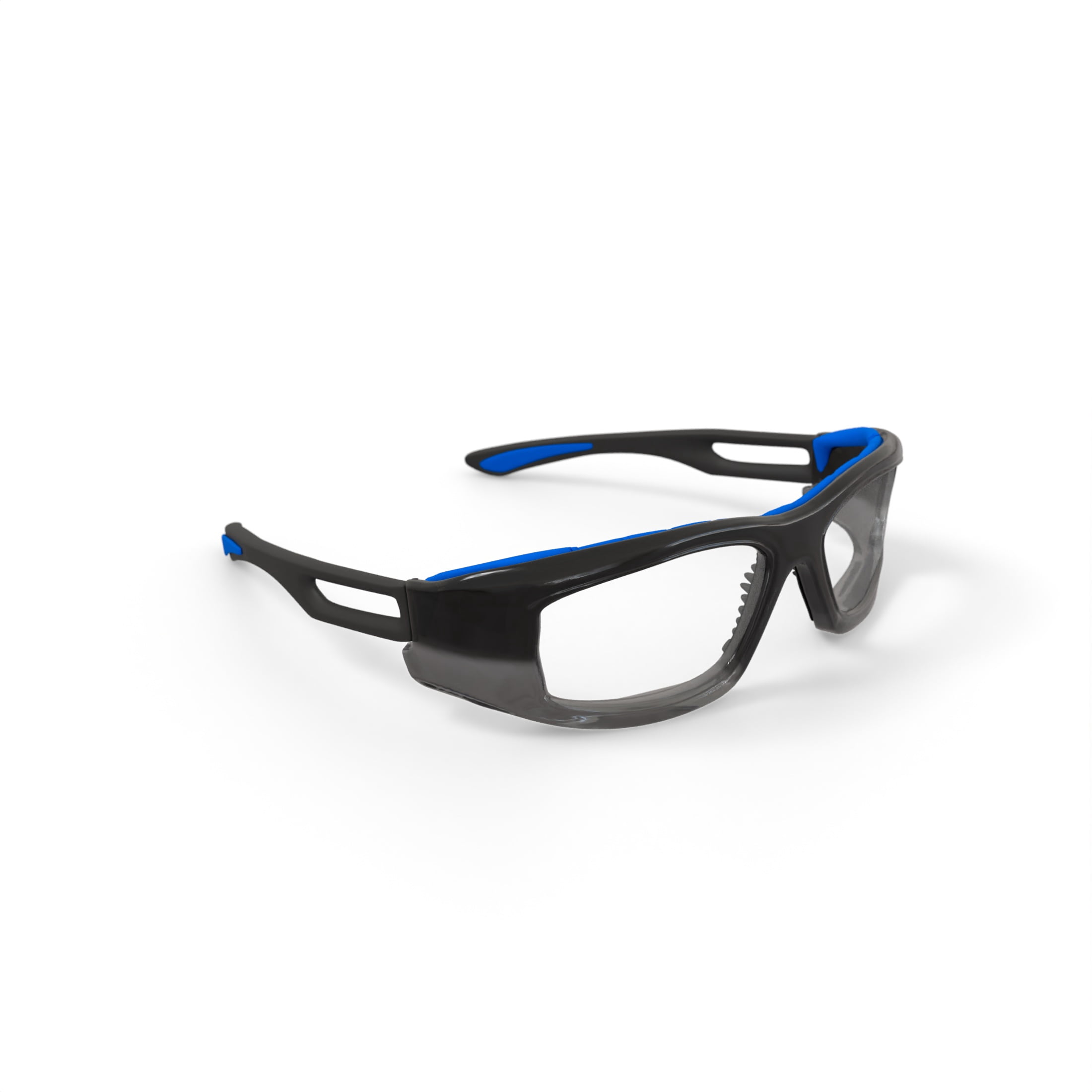 Art-Craft Optical 970 Prescription Safety Glasses, Black/Blue, OSHA Compliant ANSI Z87.1