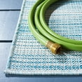 thumbnail image 3 of SAFAVIEH Hampton Duana Striped Indoor/Outdoor Area Rug, Aqua Ivory/Multi, 6'5" x 6'5" Round, 3 of 9