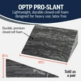 thumbnail image 3 of OPTP PRO-SLANT – Professional Foam Incline Squat Wedge Pair and Slant Board for Squats- Workout Squat Wedges for Rehabilitation and Stretching of the Calf, Ankle and Foot, 3 of 8