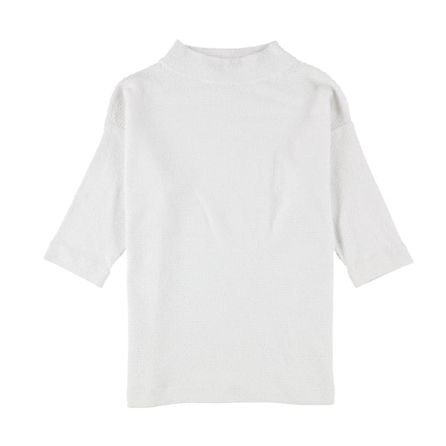 Alfani Womens Textured Pullover Blouse natural XS