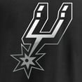 thumbnail image 3 of Men's Black San Antonio Spurs Gradient Logo Pullover Hoodie, 3 of 4