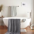 thumbnail image 4 of Mecorevxz Velvet Bath Towels 70 x 140 Inches,Extra Large & Light Weight,Quicker to Dry,Super Soft & Absorbent,Suitable for Wrap Yourself in,Gray, 4 of 6