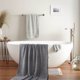 thumbnail image 4 of Toalla de Baño de Terciopelo para Adultos, Uso Diario En Casa, Absorbente, para Cabello Seco, Sin Decoloración, para Playa, con Estampado de Tiras., 4 of 5