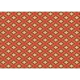 thumbnail image 1 of Ahgly Company Indoor Rectangle Patterned Carrot Orange Area Rugs, 5' x 7', 1 of 6