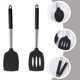 thumbnail image 5 of Espátula de Wok de silicona para el hogar, 2 uds., mango de acero inoxidable, espátula para cocinar, suministros de cocina HOMEMAXS 14129391-MX, 5 of 6