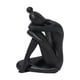thumbnail image 4 of Escultura abstracta, decoración de escritorio, sujetalibros decorativo, centro de mesa, arte moderno Negro, 4 of 9