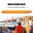 thumbnail image 5 of Portable Carpenter Wooden Folding Ruler 100cm/39inch, 5 of 8