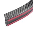 thumbnail image 4 of Rear Wing Lip Spoiler, Rear Trunk Spoiler Length 1.5m/4.9ft Carbon Fiber Style Antiscratch  Elasticity  For Auto, 4 of 8