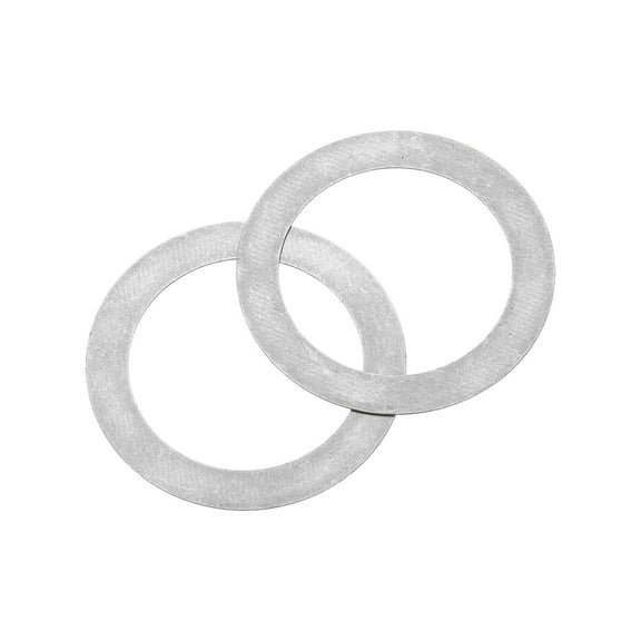 30Pcs 304 Stainless Steel Flat Washers, M18x25x0.2mm Ultra Thin Flat Spacers