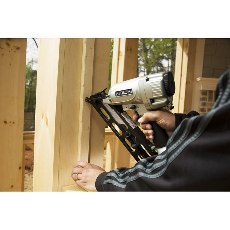 Metabo HPT 2-1/2-Inch 15-Gauge Angled Finish Nailer With Air Duster, NT65MA4M Metabo HPT 2-1/2-Inch 15-Gauge Angled Finish Nailer With Air Duster, NT65MA4M