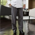 thumbnail image 3 of Vtex 4003-7204 Black & Grey Chevron Stripe Baggy Pant, Large, 3 of 6