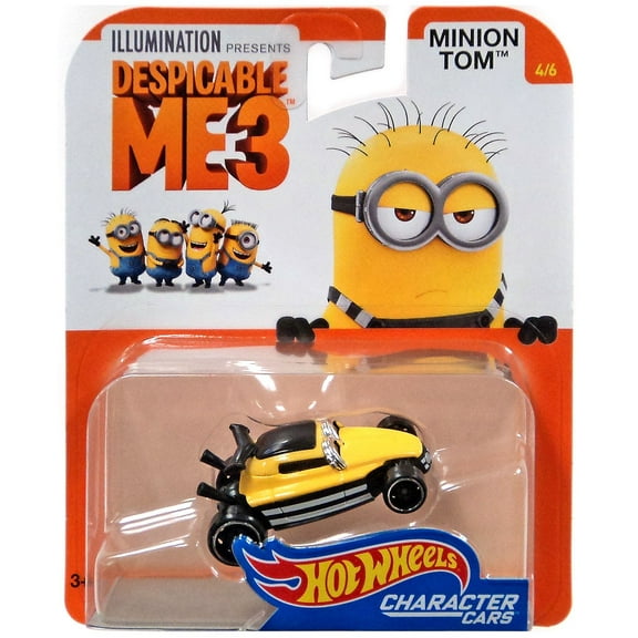 Hot Wheels Character Cars Minion Tom Diecast Vehicle