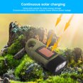thumbnail image 4 of Yunuuuoa Solar Hand Crank Flashlight Emergency LED Light Outdoor Camping Power Failure Survival Gear Portable Rechargeable Dynamo Lantern Torch, 4 of 9