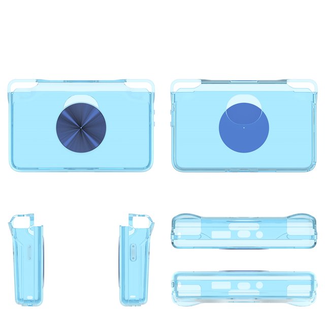 Protective Cover for Retroid Pocket flip 2 Game Console TPU Cooling Transparent Anti-drop Shell Shockproof Drop-Proof Protective Sleeve Organizer Accessories