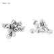 thumbnail image 1 of Tachuelas de plata con forma de bala, 50 piezas de 7 x 10 mm, remaches punk para manualidades de cuero y decoración de ropa, accesorio de bricolaje, 1 of 8