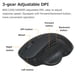thumbnail image 5 of Indicador óptico Ratón vertical óptico inalámbrico de 2,4G, 6 teclas, ratón de oficina ergonómico, 3 DPI ajustables, sensación cómoda para la mano para PC, portátil, negro Meterk Indicador óptico, 5 of 6